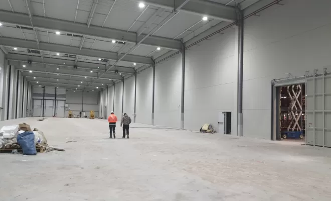 Remise en état d'un hangar après construction à Saint-Geours-de-Maremne, Dax, Bourbon services